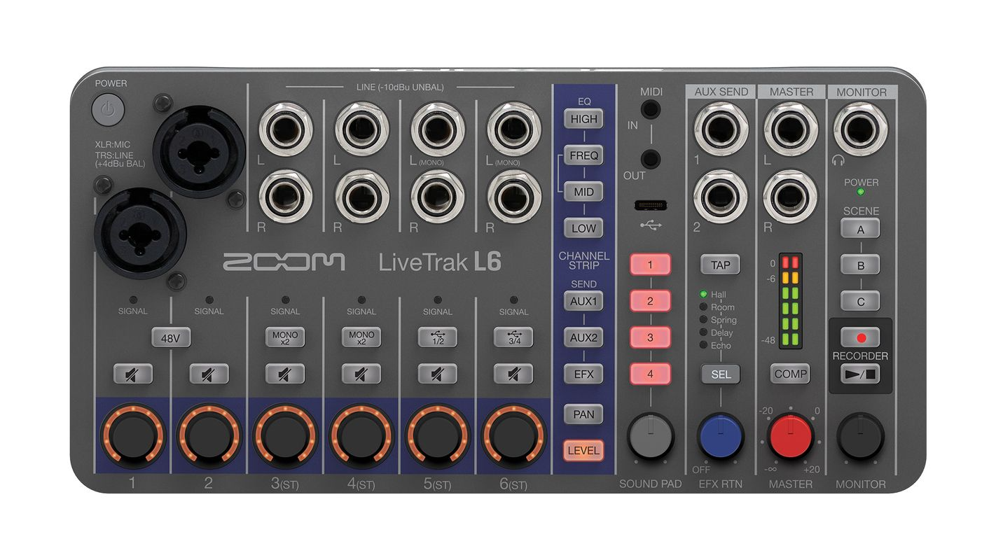 Zoom L6 LiveTrak Mixer + Recorder