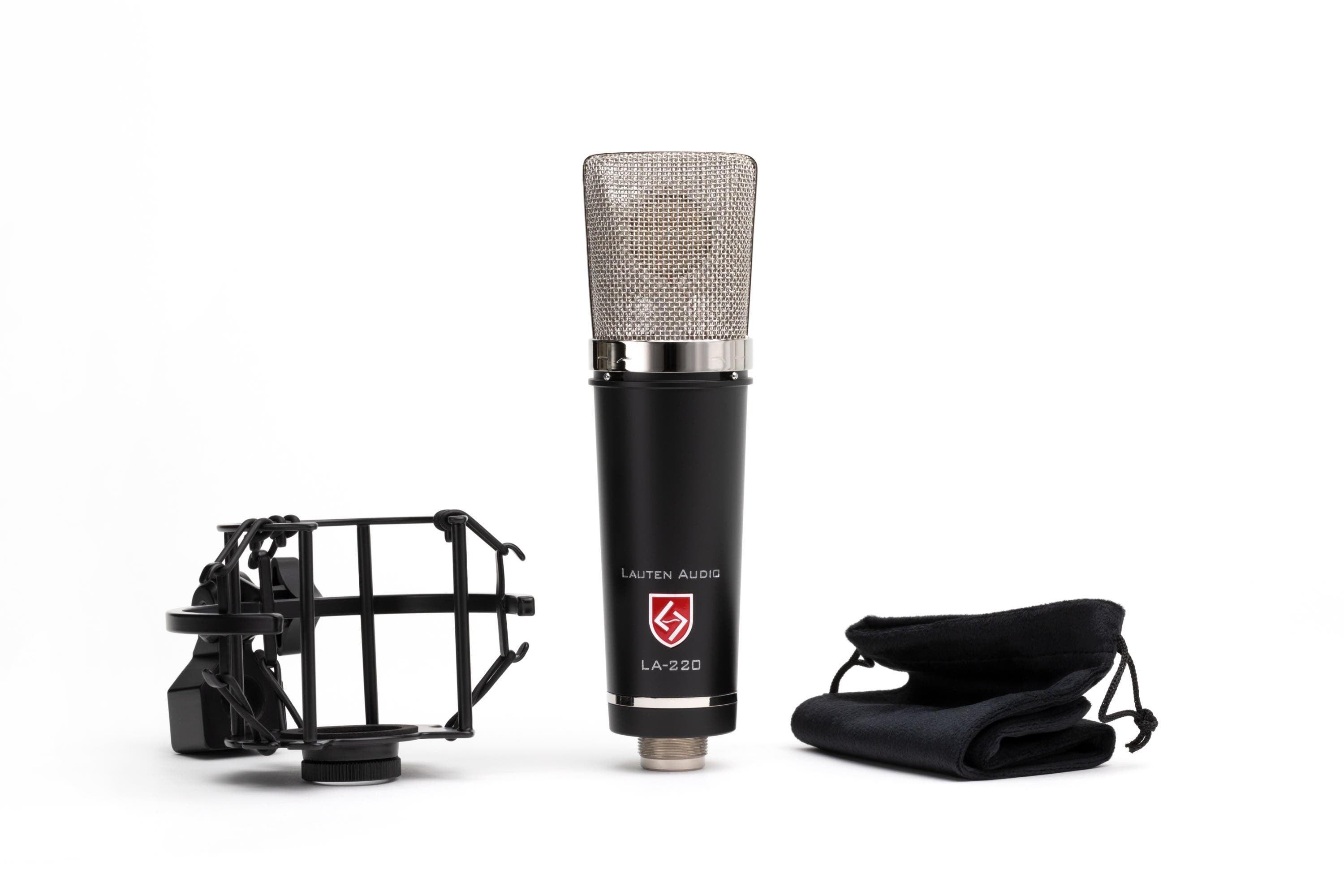 Lauten Audio Black LA-220 V2 FET Condenser Microphone | Better Music