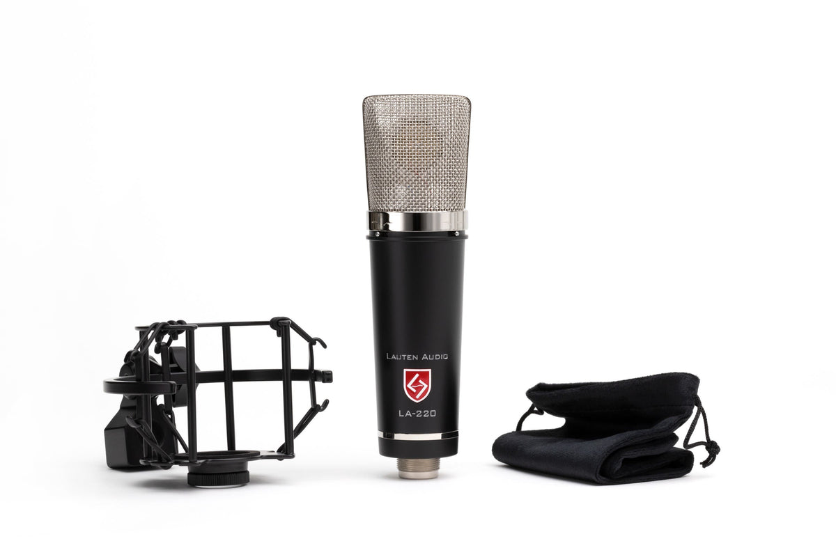 Lauten Audio Black LA-220 V2 FET Condenser Microphone