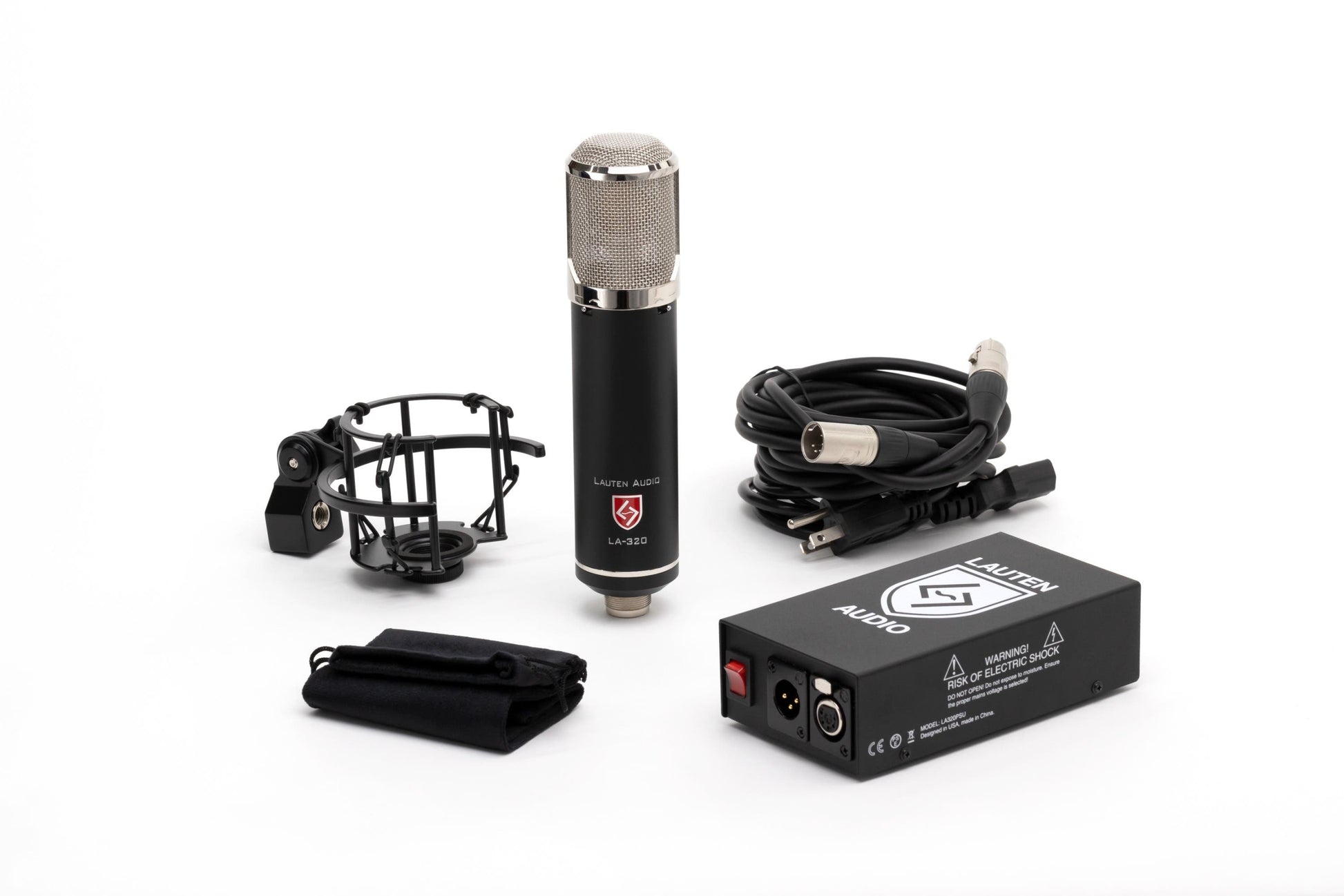Lauten Audio Black LA-320 V2 Tube Condenser Microphone