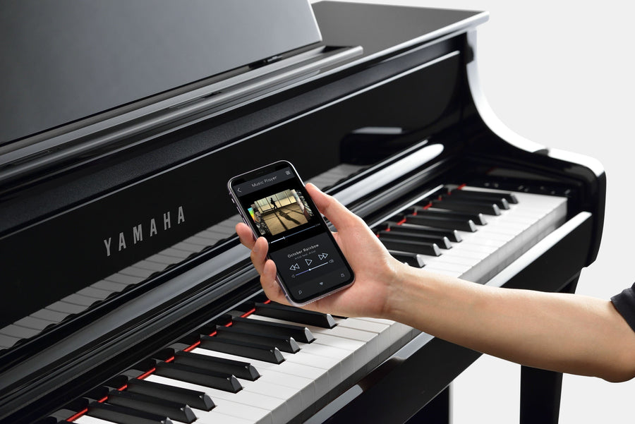 Yamaha CLP875PE Clavinova Digital Piano - Polished Ebony Finish