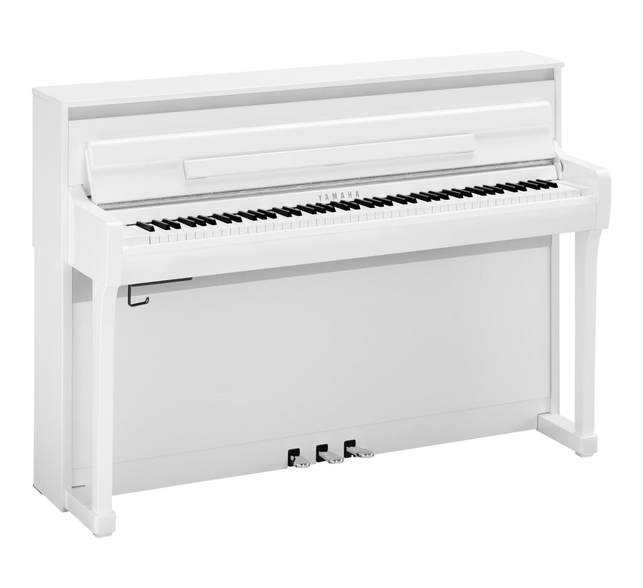 Yamaha CLP885PWH Clavinova Digital Piano - Polished White Finish