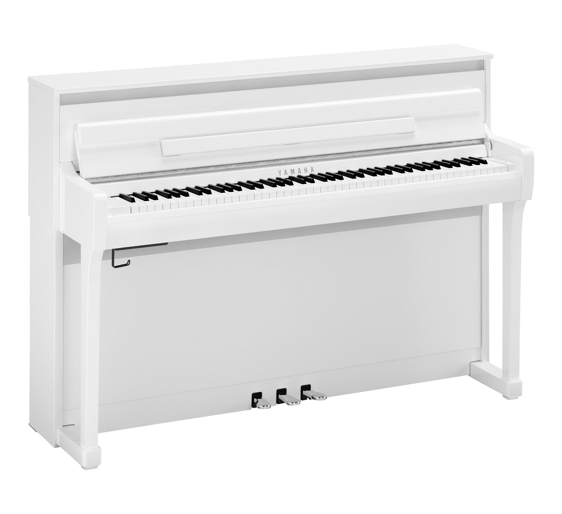 Yamaha CLP885PWH Clavinova Digital Piano - Polished White Finish