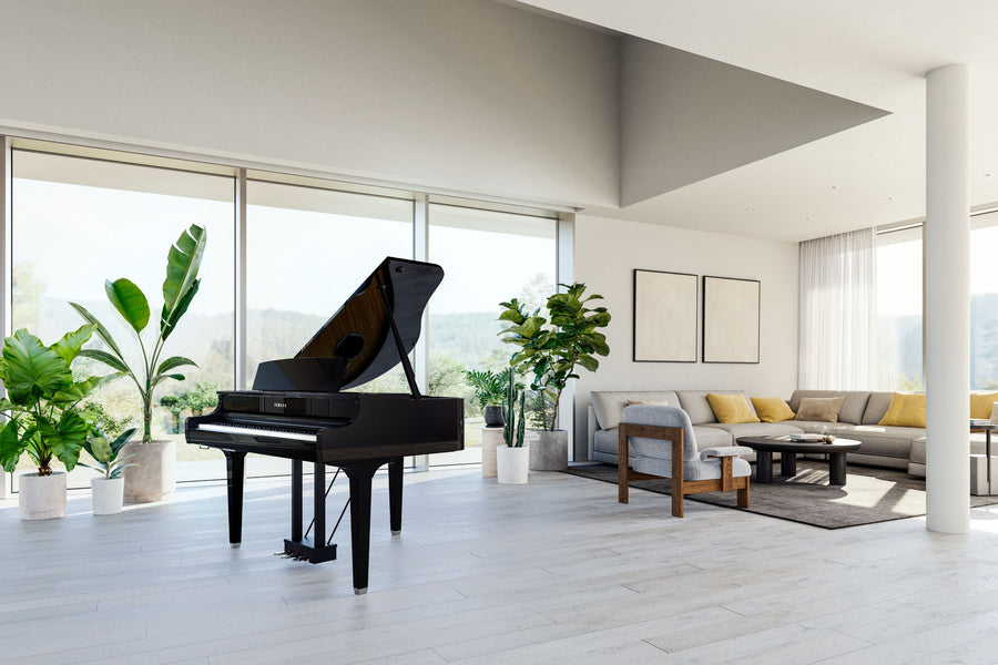Yamaha CLP895GP Clavinova Digital Grand Piano - Polished Ebony Finish