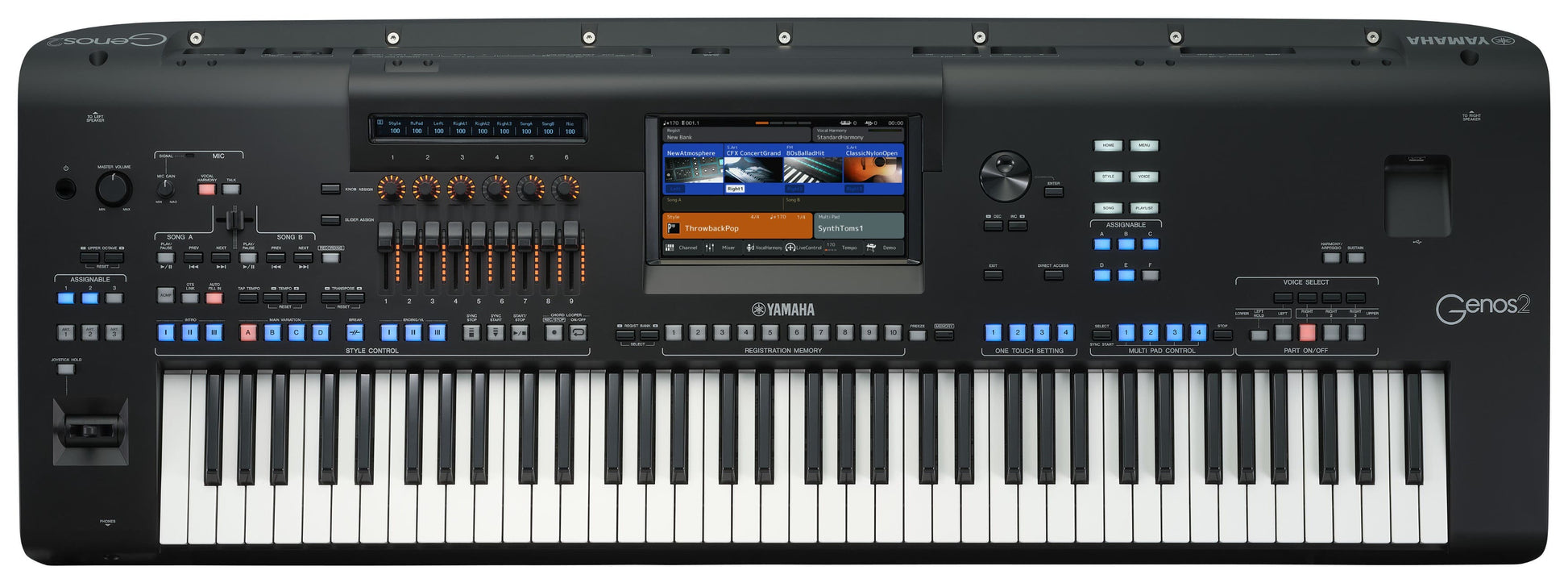Yamaha GENOS2 76-note Digital Workstation Keyboard