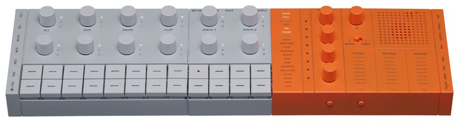 Yamaha SEQTRAK Portable Synth / Music Production Studio - Orange