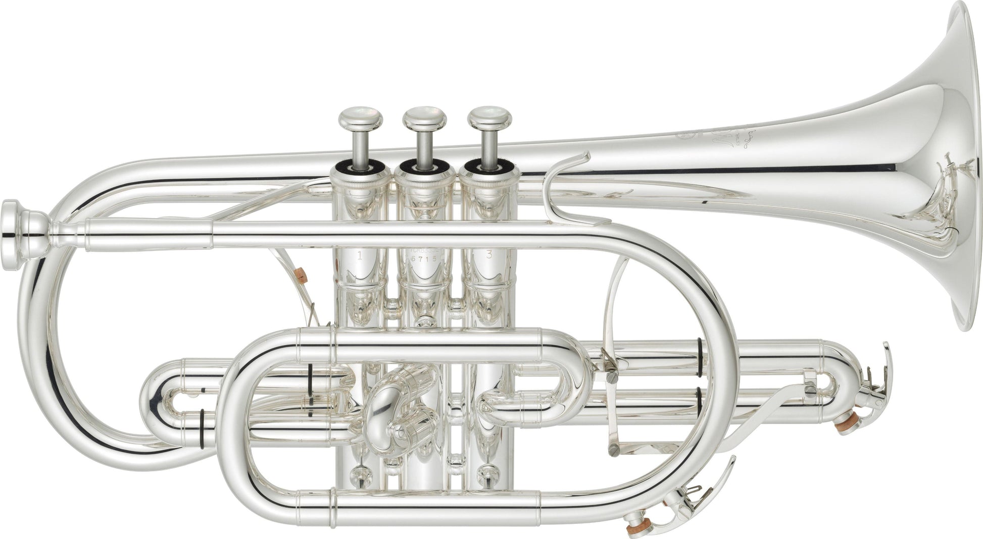 Yamaha YCR8335GSII Neo Custom Cornet - Heavy Gold Brass Bell / Silver Plated