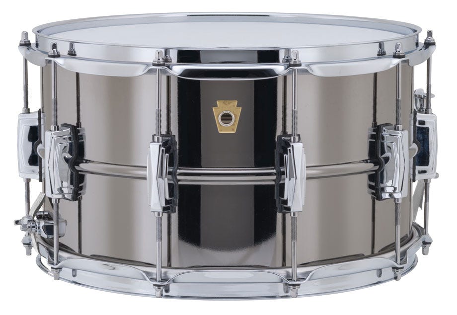 Ludwig Black Beauty 14x8" Snare Drum - Smooth Shell