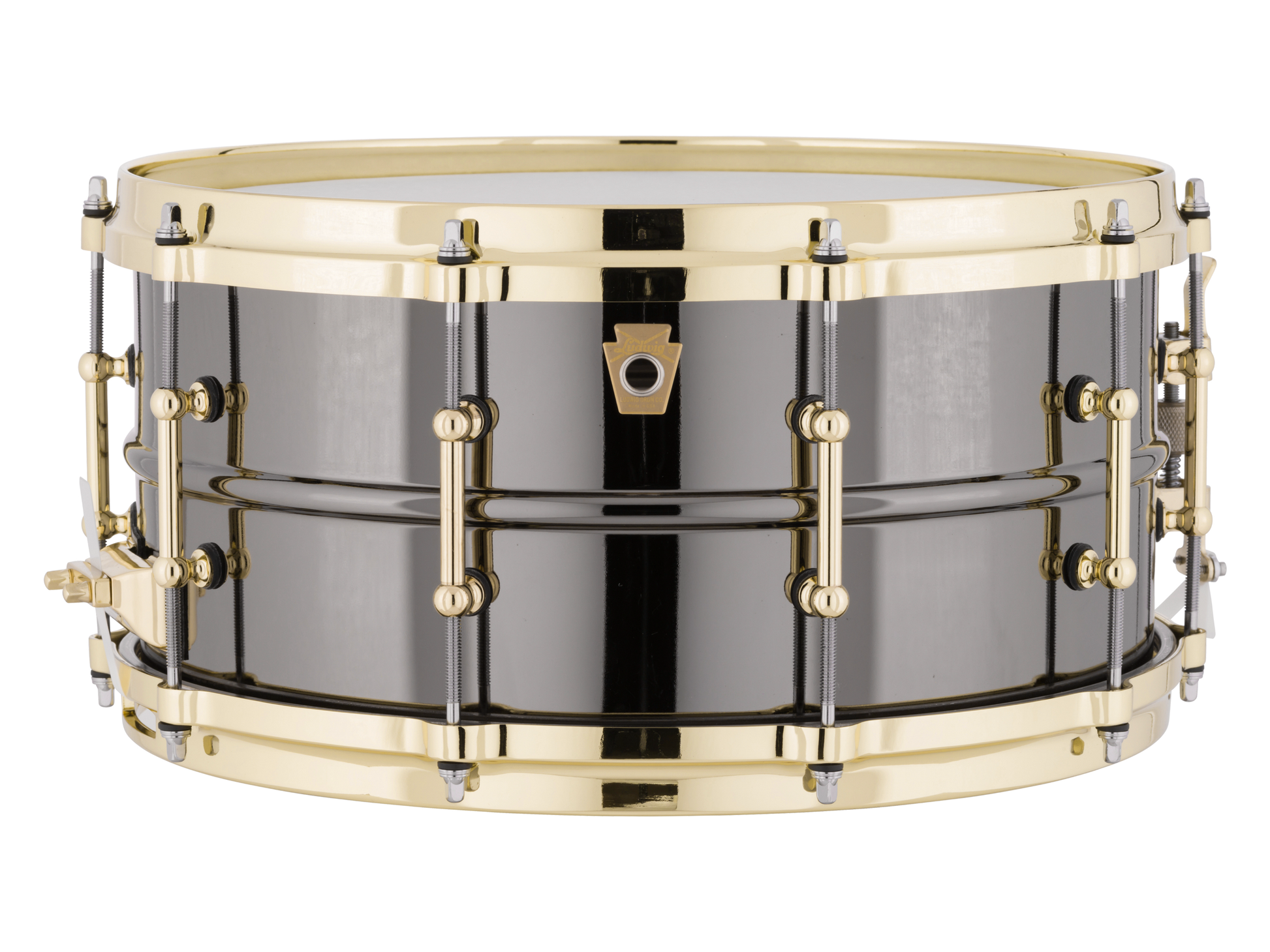Ludwig Black Beauty 14x6.5 Snare Drum - Brass Tube Lugs