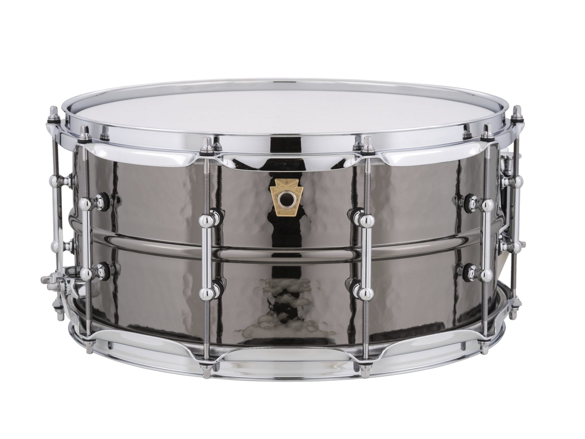 Ludwig Black Beauty 14" x 6.5" Snare Drum - Hammered + Tube Lugs (LB417KT)