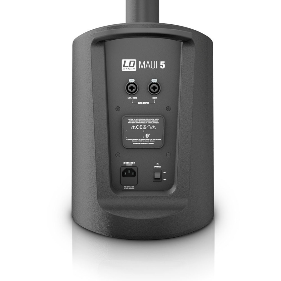 LD Systems MAUI 5 800W Column PA System with Mixer - Black