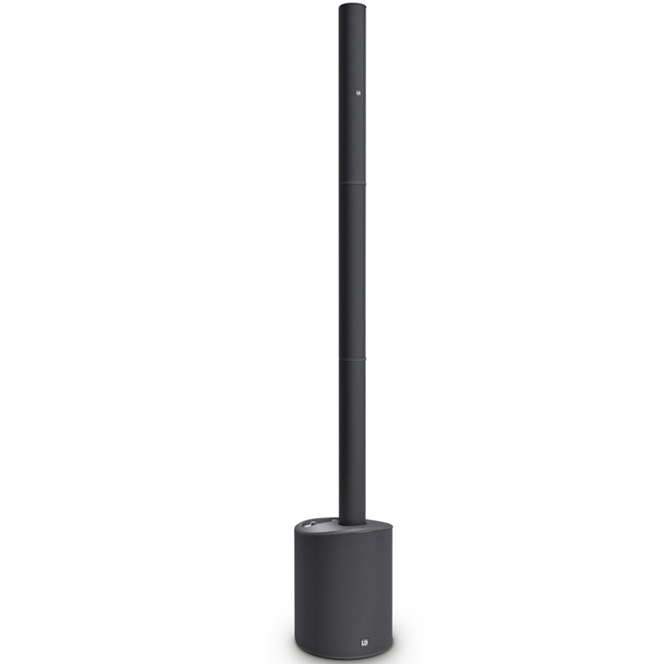 LD Systems MAUI 5 GO 100 Column PA System with Mixer & Battery Pack - Black