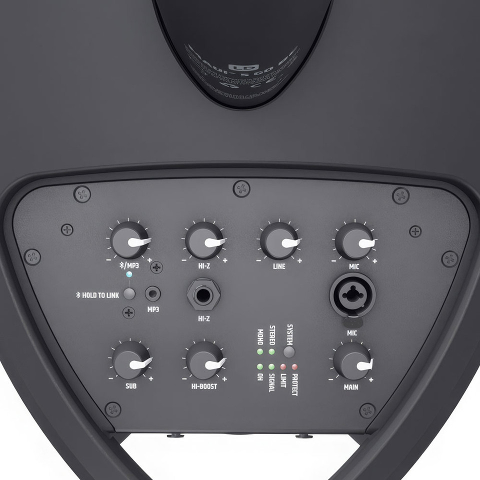 LD Systems MAUI 5 GO 100 Column PA System with Mixer & Battery Pack - Black