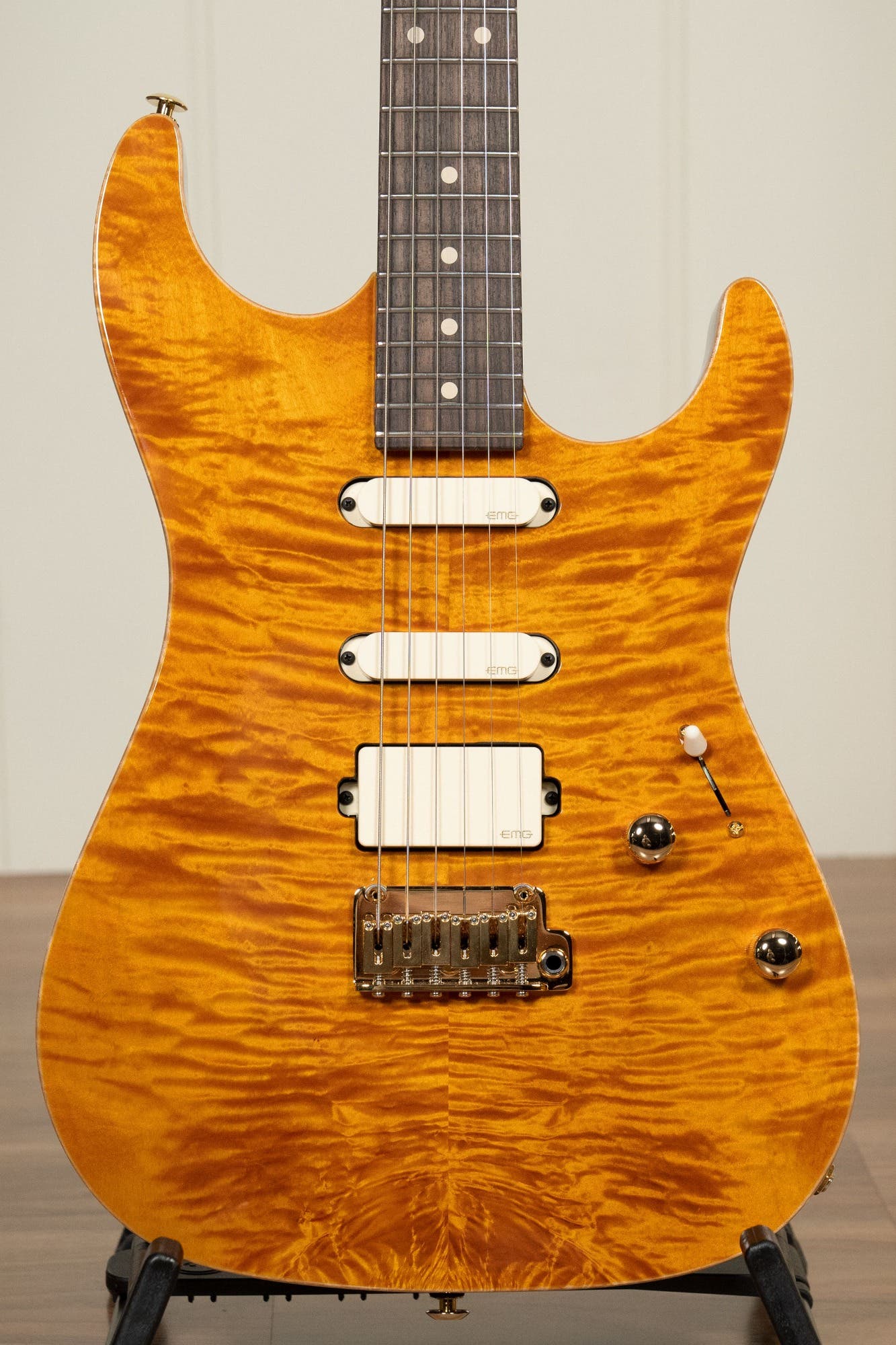 Suhr Standard Legacy HSS Limited Edition Guitar - Trans Caramel (510 Tremolo)