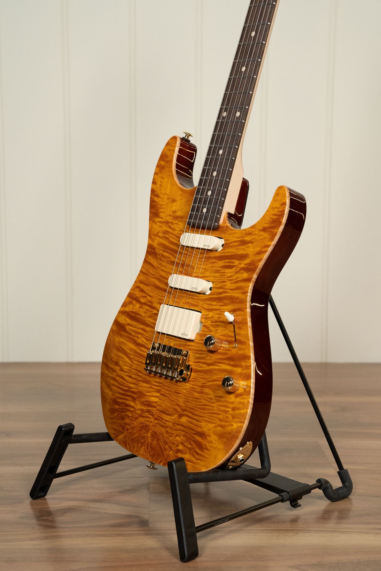 Suhr Standard Legacy HSS Limited Edition Guitar - Trans Caramel (510 Tremolo)