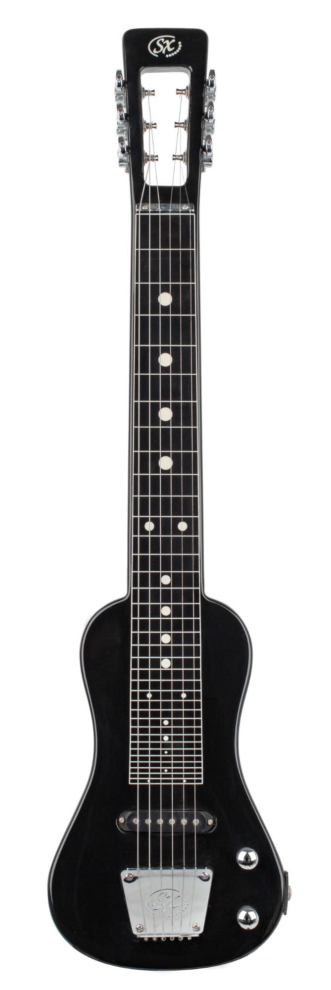 SX LG3 Lapsteel Guitar w/Bag - Black