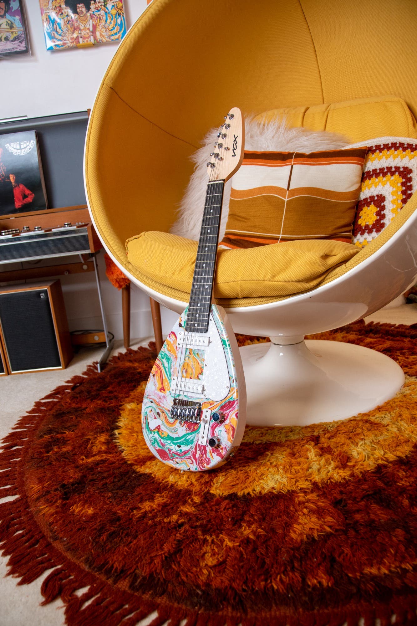 Vox Mark III Mini Electric Guitar - Marble