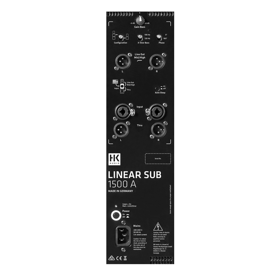 HK Audio Linear SUB 1500 A Powered 15" Subwoofer
