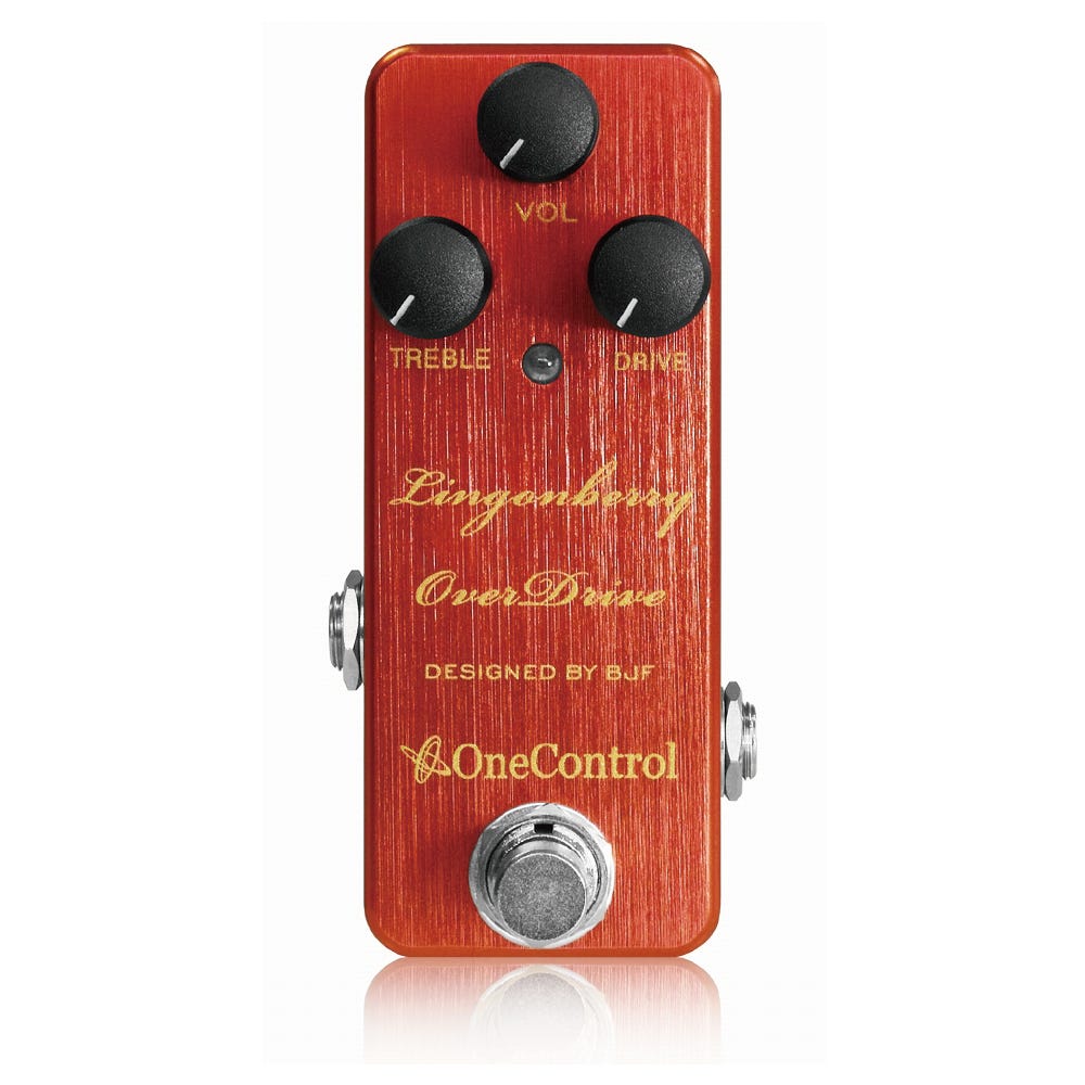 One Control BJF Lingonberry Overdrive Pedal