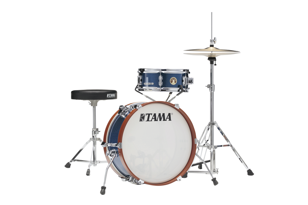TAMA Club-JAM Mini 2-piece Drum Kit w/18" Bass Drum - Indigo Sparkle