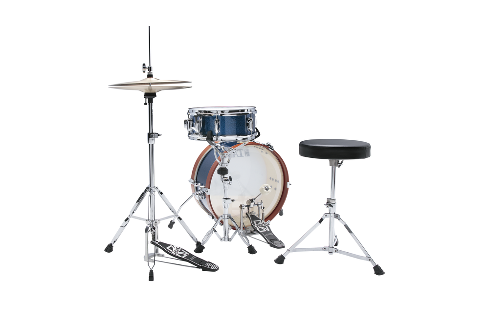 TAMA Club-JAM Mini 2-piece Drum Kit w/18" Bass Drum - Indigo Sparkle