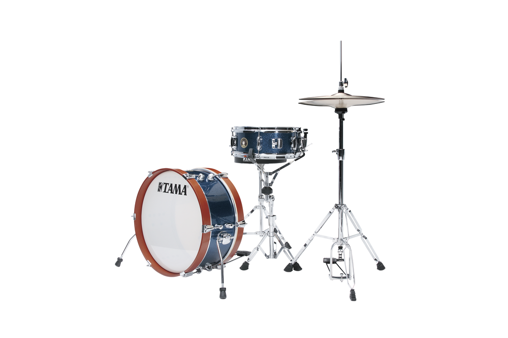 TAMA Club-JAM Mini 2-piece Drum Kit w/18" Bass Drum - Indigo Sparkle