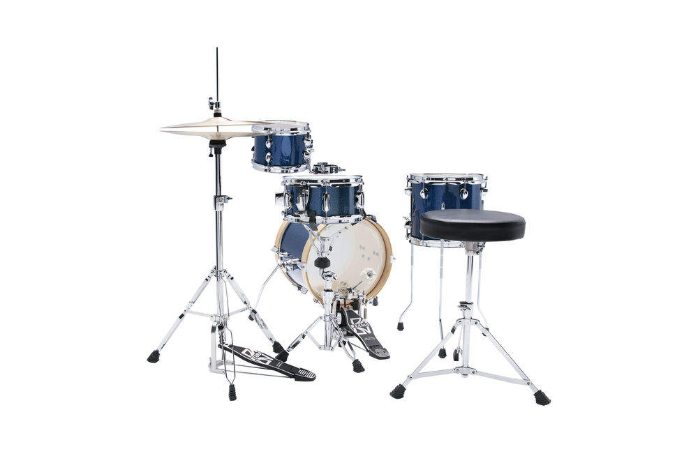 TAMA Club-JAM Flyer 4-piece Drum Kit w/14" Bass Drum - Indigo Sparkle