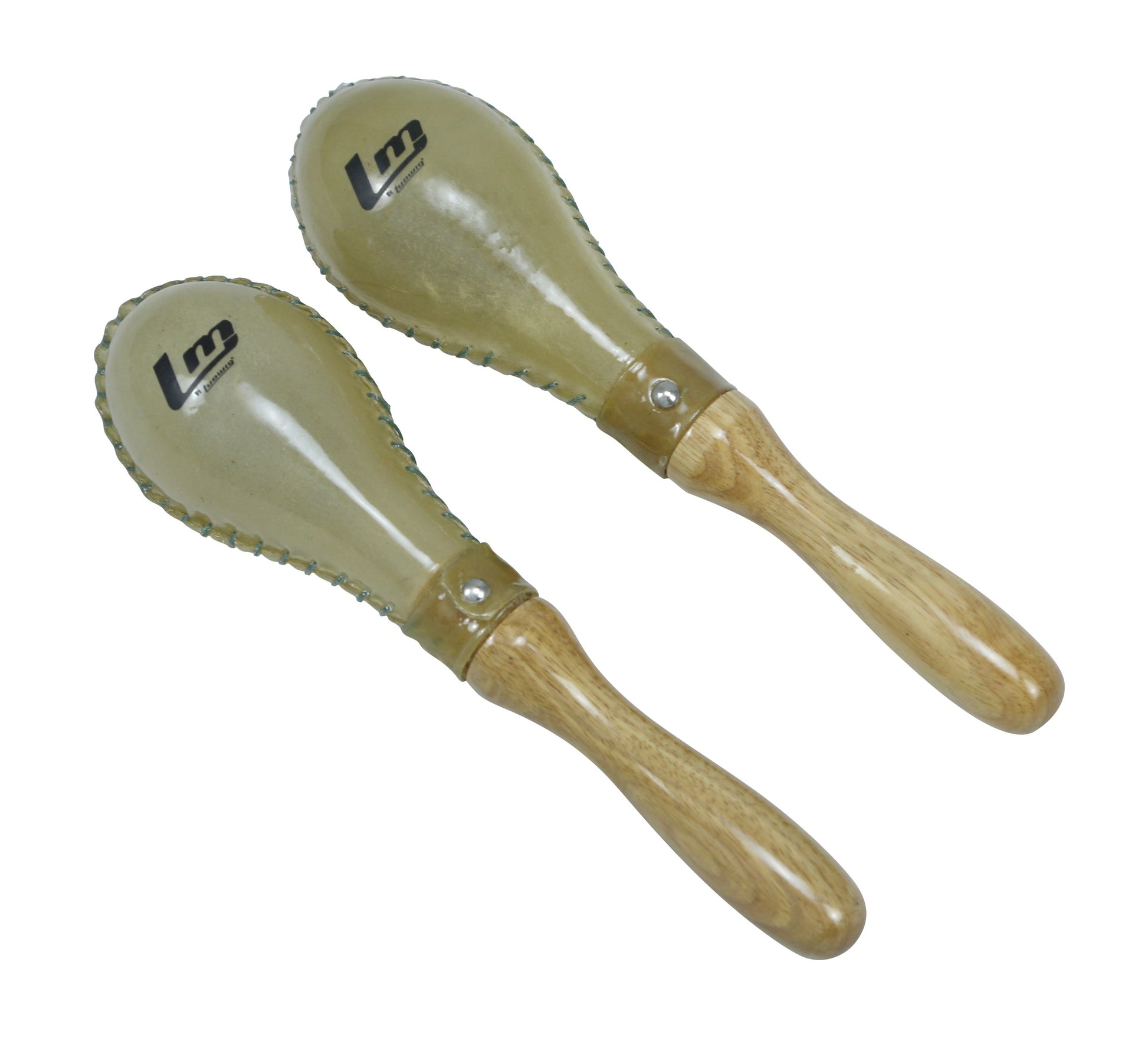 Ludwig LM Percussion Maracas - Pair - Rawhide Leather (LM119)