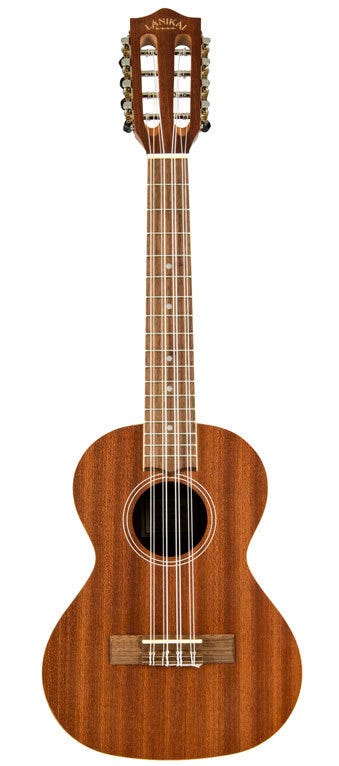 Lanikai Mahogany Series 8-String Tenor Ukulele - Natural Satin Finish