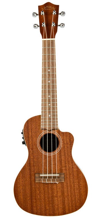 Lanikai Mahogany Series Concert Ukulele w/Pickup - Natural Satin Finish