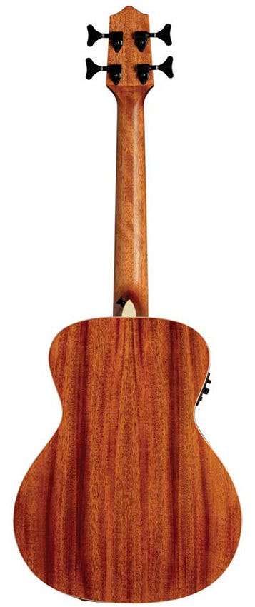 Lanikai Mahogany Series Bass Ukulele w/Bag + Pickup - Natural Satin Finish