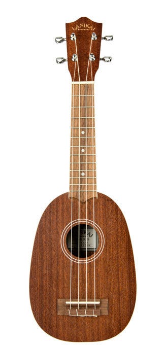 Lanikai Mahogany Series Pineapple Ukulele - Natural Satin Finish