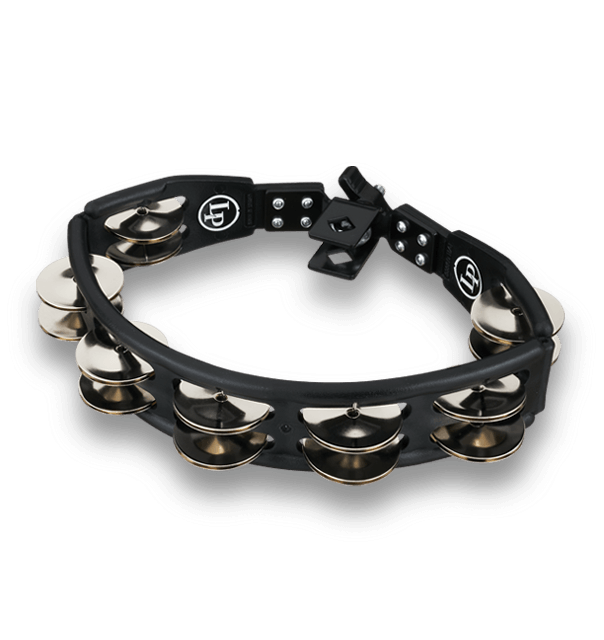 Latin Percussion LP Cyclops Mountable Tambourine - Black - Steel (LP160)