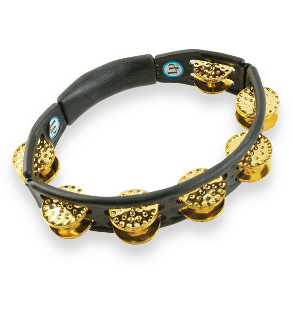 Latin Percussion LP Cyclops Handheld Tambourine - Dimpled Brass (LP174)