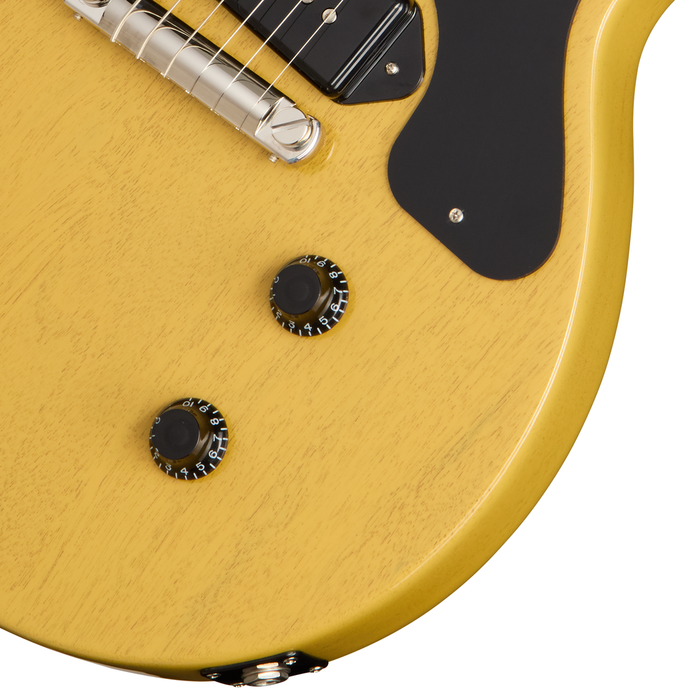 Gibson Les Paul Junior Double Cut - Black Pickguard - TV Yellow