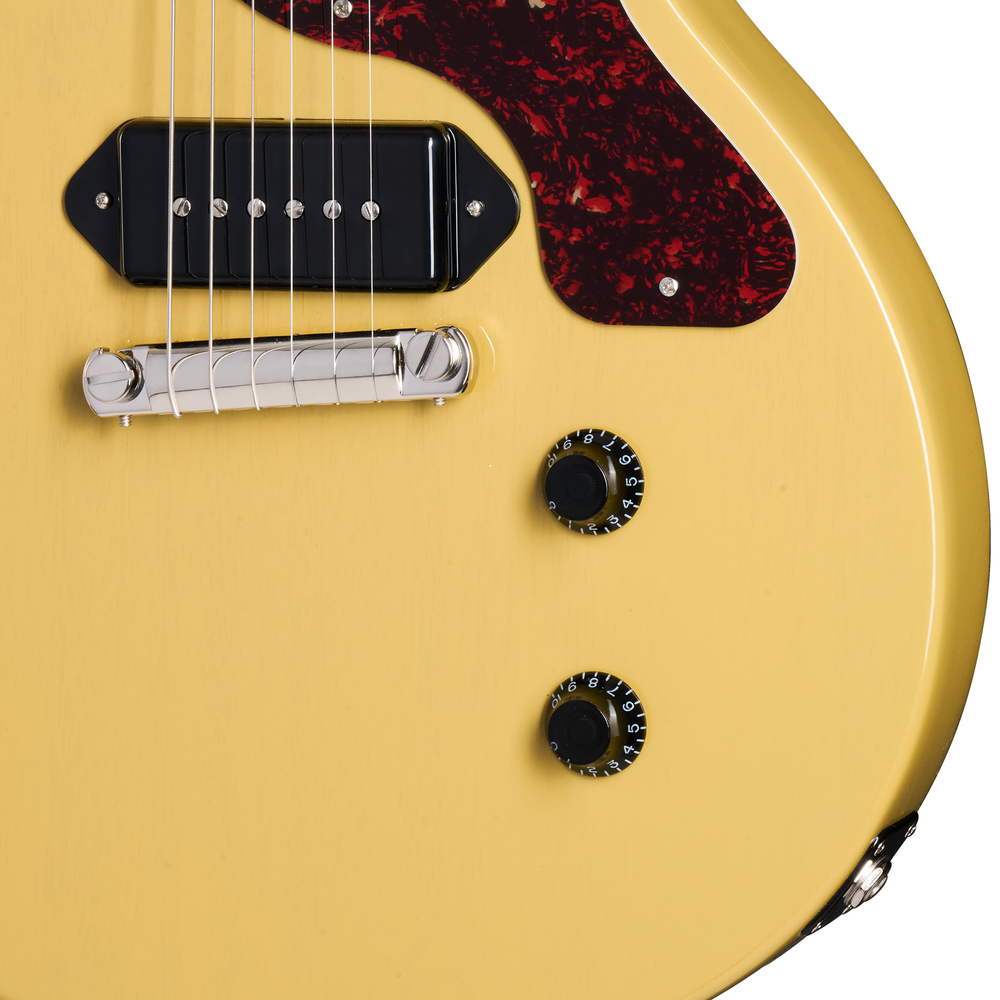 Gibson Les Paul Junior Double Cut - Tortoise Pickguard - TV Yellow