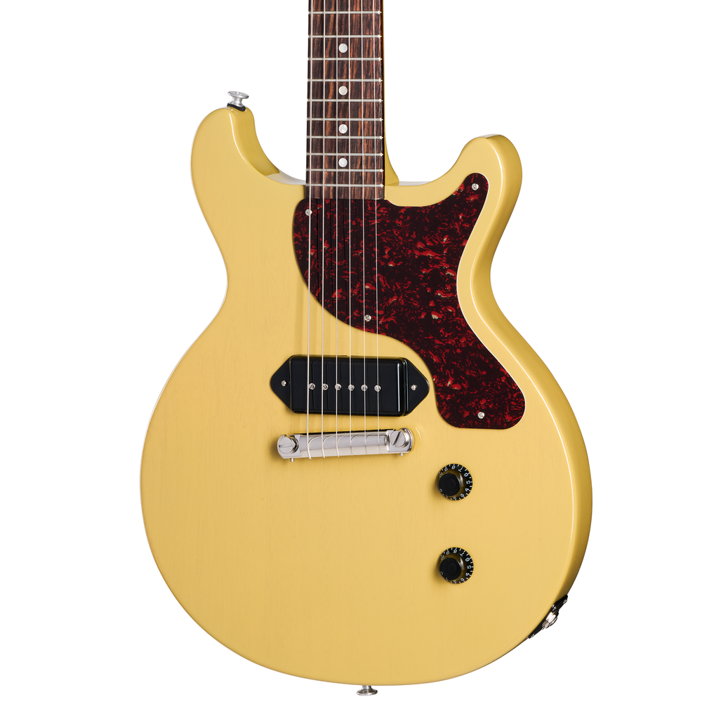 Gibson Les Paul Junior Double Cut - Tortoise Pickguard - TV Yellow