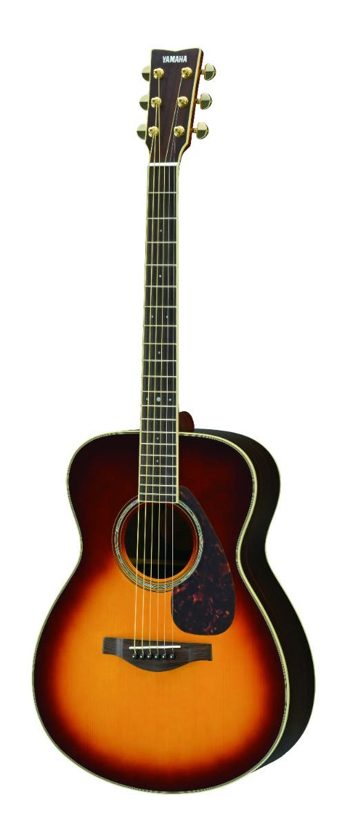 Yamaha LS6ARE Concert Acoustic Electric Guitar w/Hard Bag - Brown Sunburst