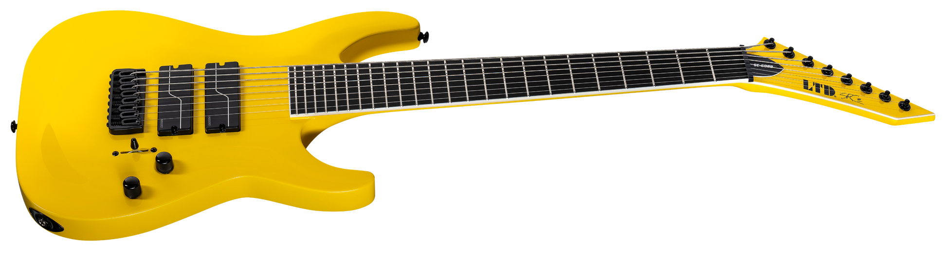 LTD Stephen Carpenter SC-608 Baritone - Yellow