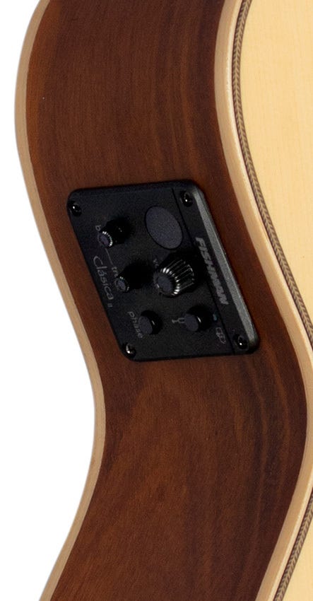 Lanikai Solid Spruce Top Series Bass Ukulele w/Bag + Pickup - Natural Satin Finish