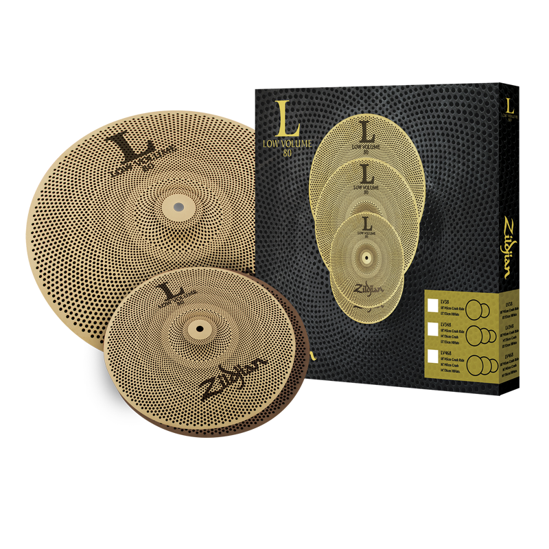 Zildjian L80 "Low Volume" Cymbal Set (LV38)