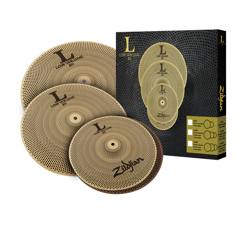 Zildjian L80 "Low Volume" Cymbal Set (LV468)