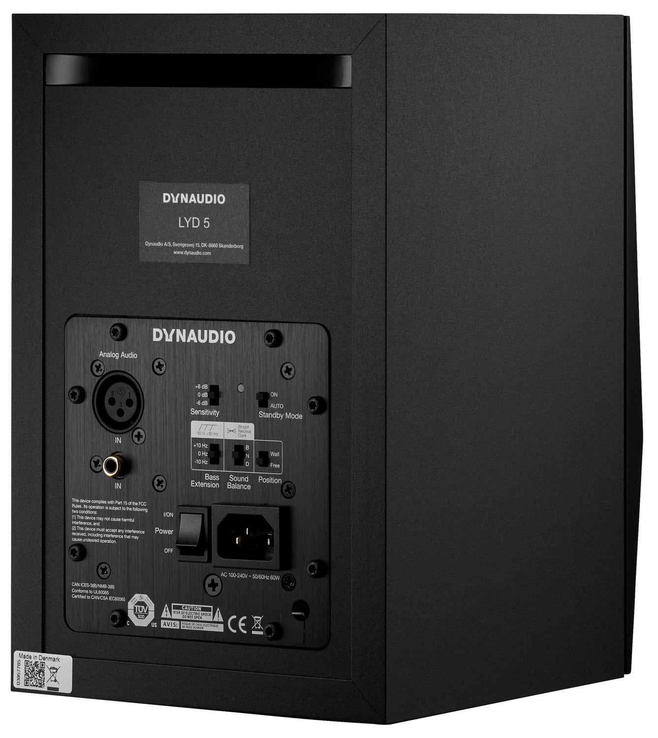 Dynaudio LYD5 5" Studio Monitor - Black (Single)