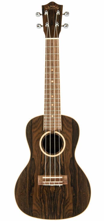 Lanikai Ziricote Series Concert Ukulele w/Bag - Natural Satin Finish