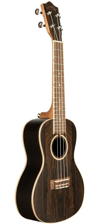 Lanikai Ziricote Series Concert Ukulele w/Bag - Natural Satin Finish