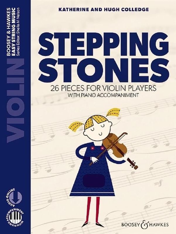 STEPPING STONES VIOLIN BK/OLA NEW EDITION BOOSEY AND HAWKES PUB