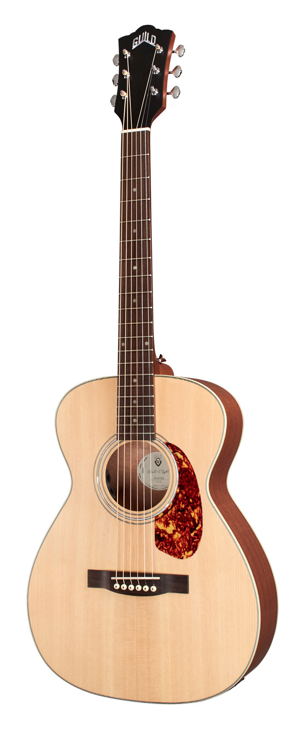 Guild M-240E Acoustic Guitar - Natural
