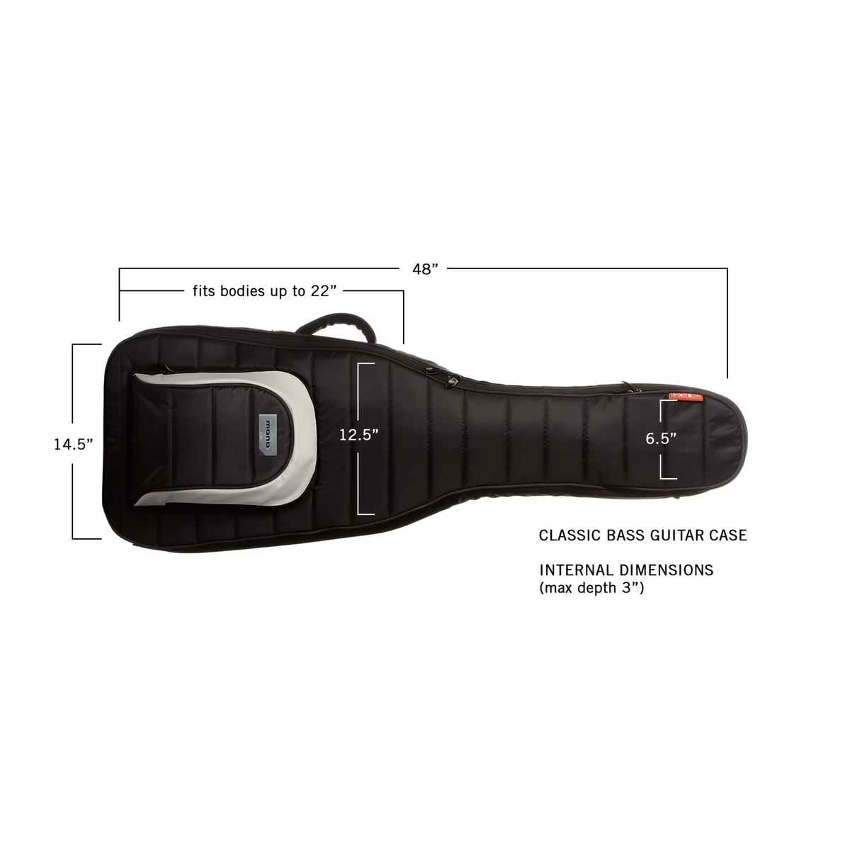 Mono M80 Bass Guitar Case - Black