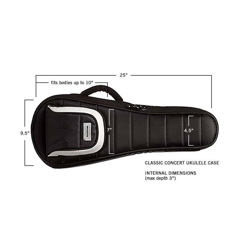 Mono M80 Soprano/Concert Ukulele Bag - Black