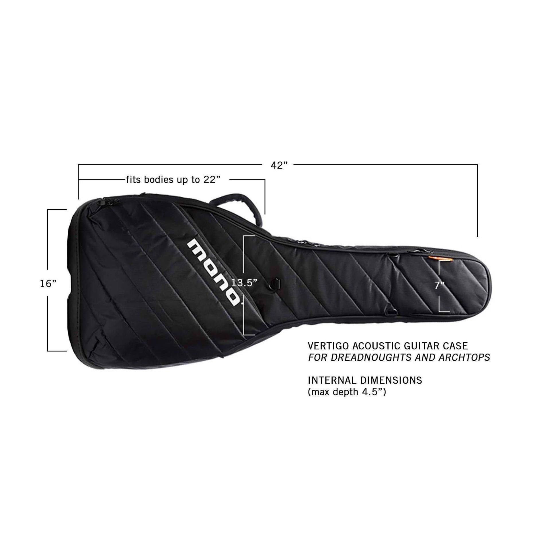 Mono M80 Vertigo Dreadnought Acoustic Bag - Black